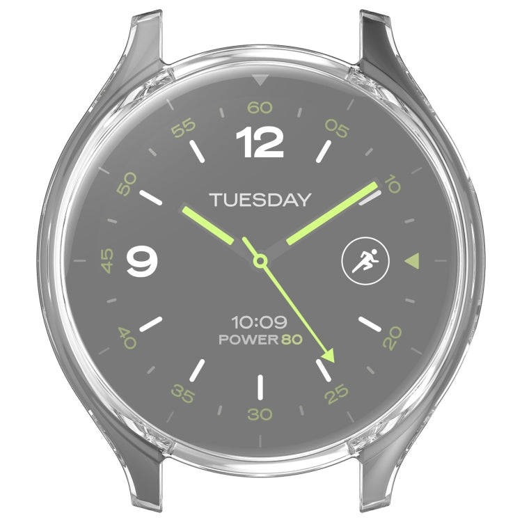 For Xiaomi Watch 2 Full Coverage TPU Electroplated Watch Protective Case(Transparent)