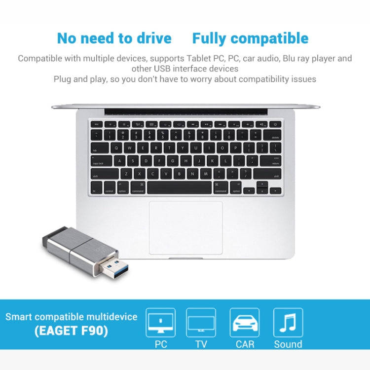 EAGET F90 16G USB 3.0 Interface Metal Flash U Disk
