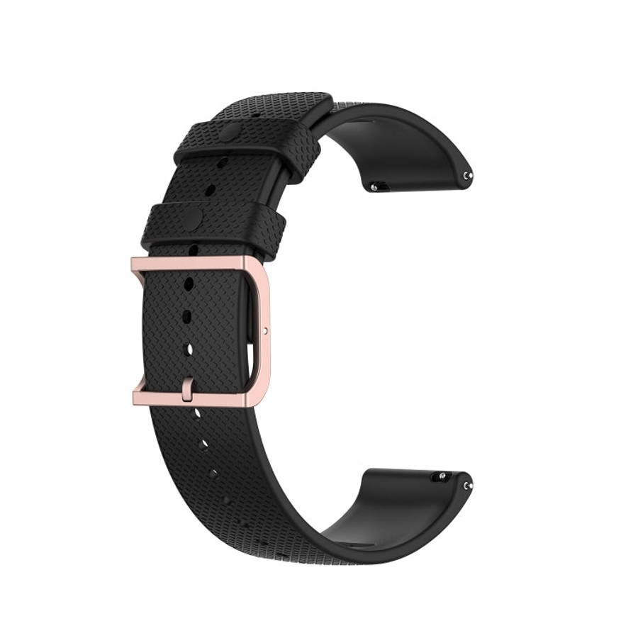 For Polar Grit X / Vantage M 22mm Dot Texture Watch Band(Black)