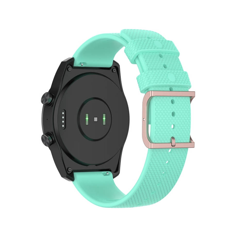 For Ticwatch Pro 2020 / Ticwatch GTX 22mm Dot Texture Watch Band(Mint Green)