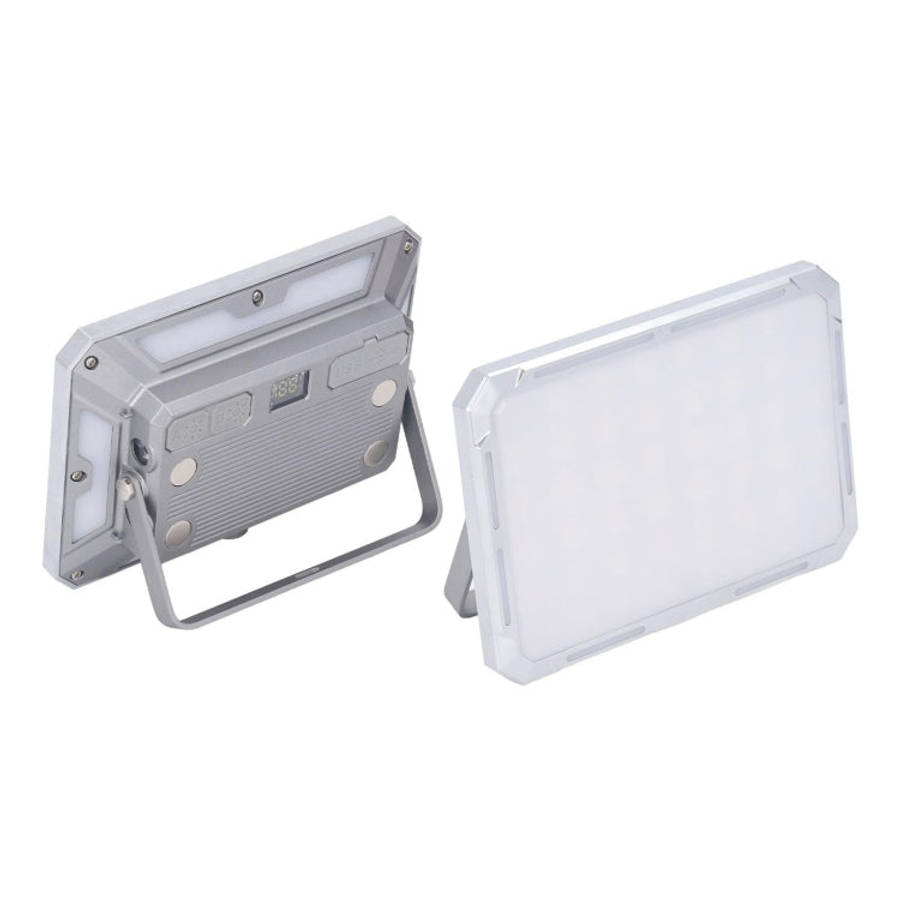 KXK-686 Multifunctional Work Light Portable Floodlight(Metal Silver)