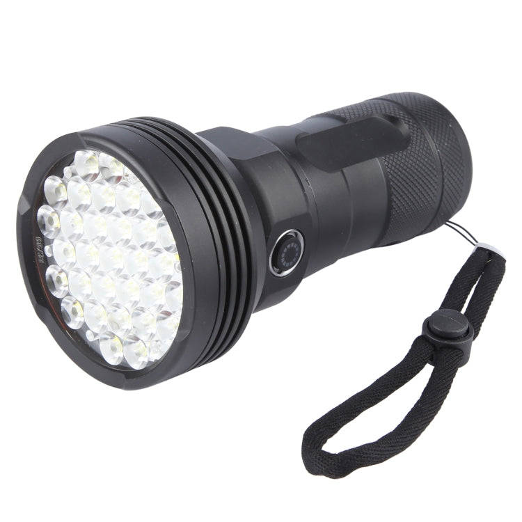 W5202-1 31 LEDs 5500LM High Brightness Rechargeable Flashlight(Black)