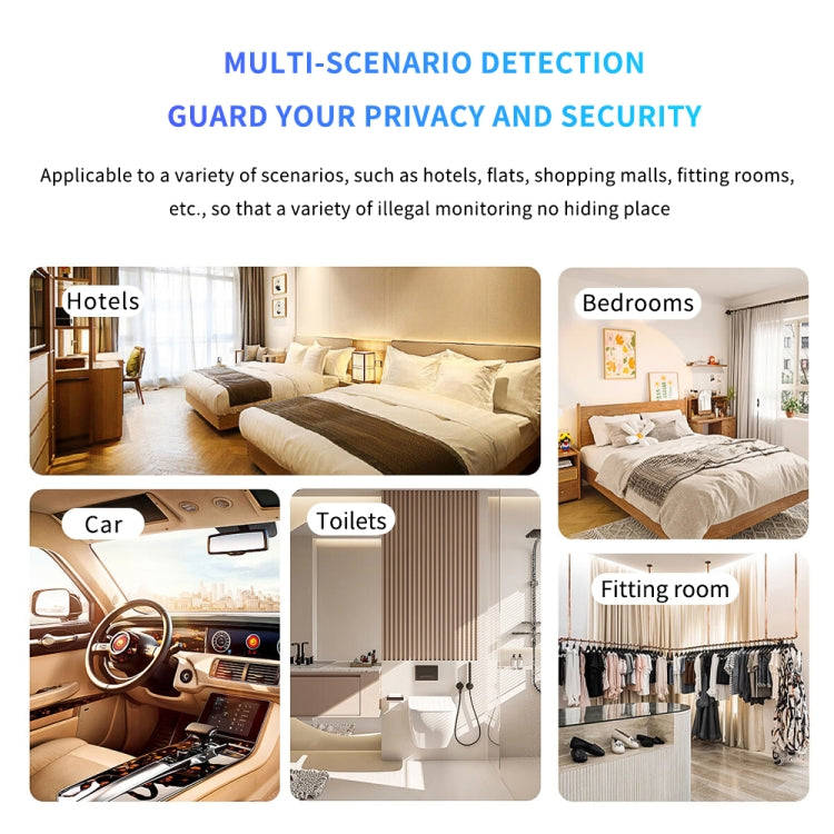 T02 Smart Infrared Camera Detector Anti-Sneak Shooting Scanner(Black)