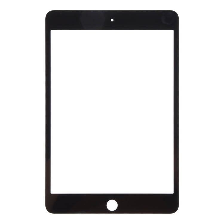 For iPad mini 4 Front Screen Outer Glass Lens with OCA Optically Clear Adhesive(Black)