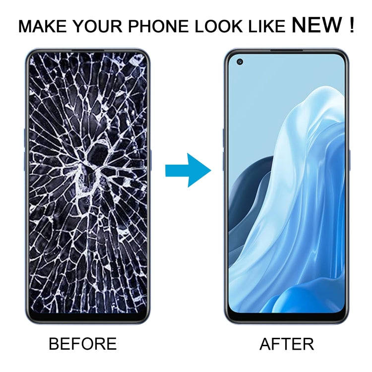 For OPPO Reno8 Lite 5G OLED LCD Screen Digitizer Full Assembly with Frame