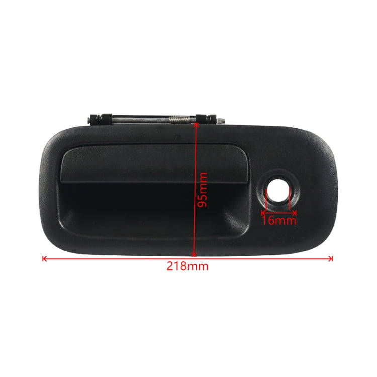 Car Left Front Door Outside Handle for Chevrolet Express 1500 25942271(Black)