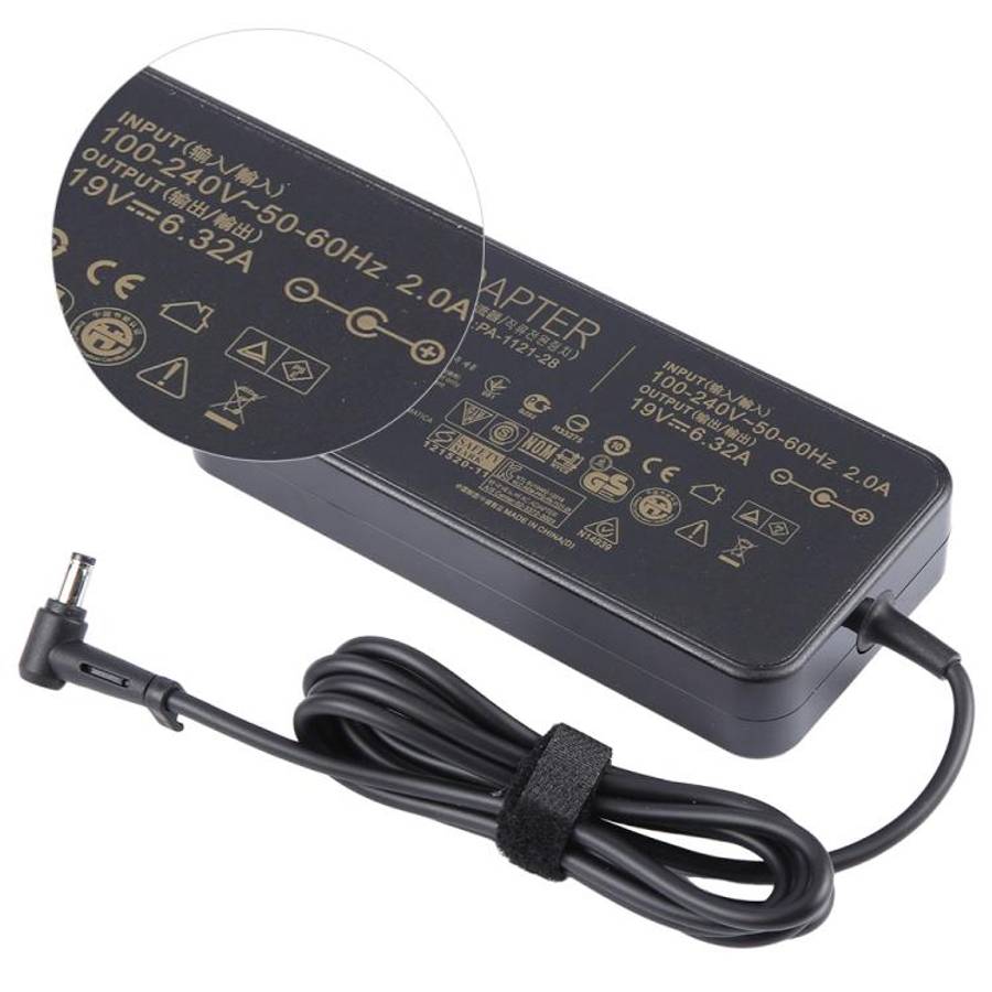 120W 19V 6.32A  Laptop Notebook Power Adapter For Asus 5.5 x 2.5mm, Plug:US Plug