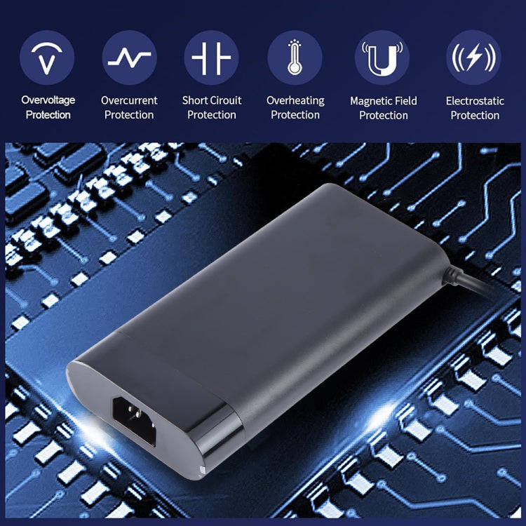 200W 19.5V 10.3A Oval Laptop Notebook Power Adapter For HP 4.5 x 3.0mm, Plug:EU Plug