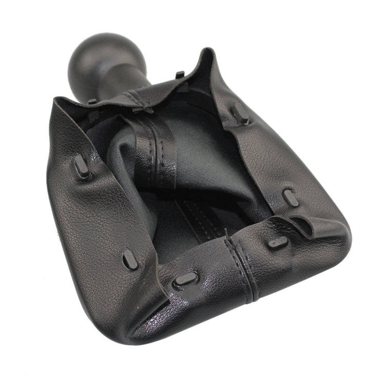For Peugeot 207 / 307 / CC30 Car 5 Speed Gear Lever Hand Ball Leather Gear Shift Knob with Dustpr...