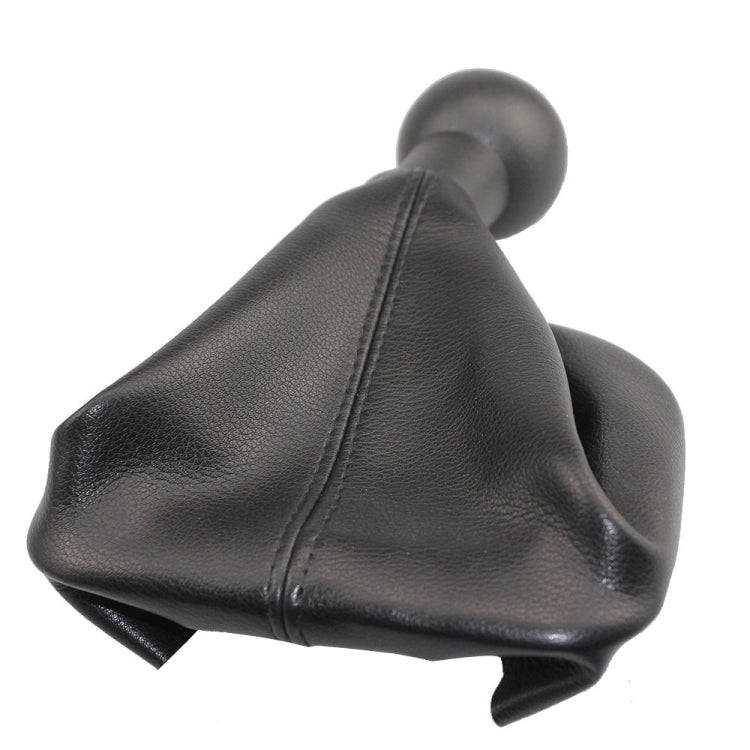For Peugeot 207 / 307 / CC30 Car 5 Speed Gear Lever Hand Ball Leather Gear Shift Knob with Dustpr...