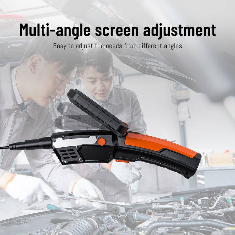 T27 5 inch IPS Color Screen 8mm Single Camera Handheld Hard Cable HD Industrial Endoscope, Length...
