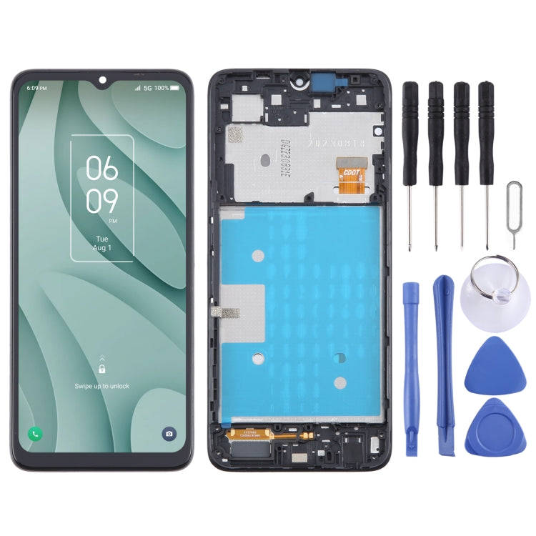 For TCL 40 XE OEM LCD Screen Digitizer Full Assembly with Frame