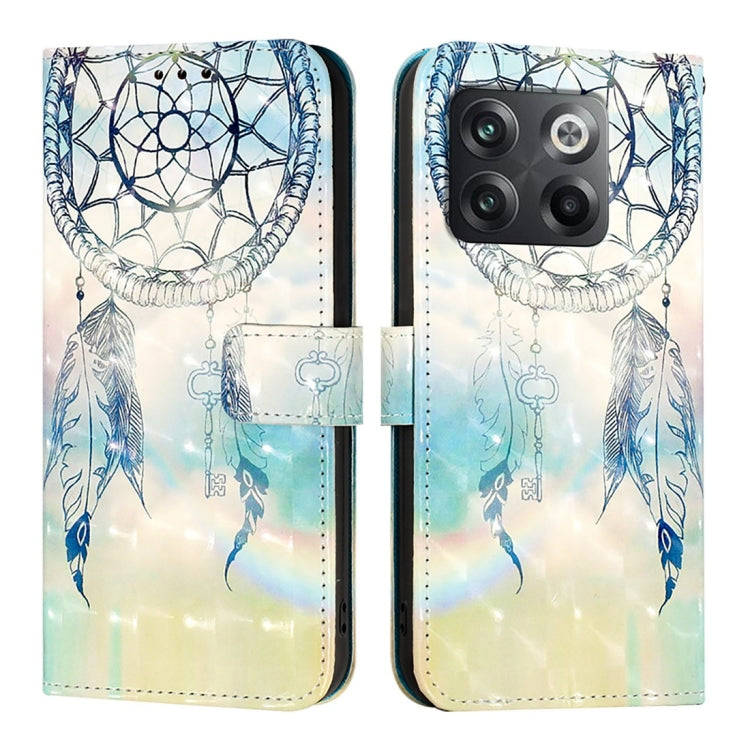 For OnePlus Ace Pro / 10T Global 3D Painting Horizontal Flip Leather Phone Case(Dream Wind Chimes)