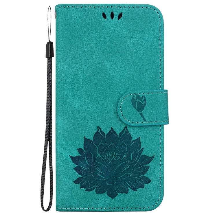 For Huawei nova 12 Pro / nova 12 Ultra Lotus Embossed Leather Phone Case(Green)