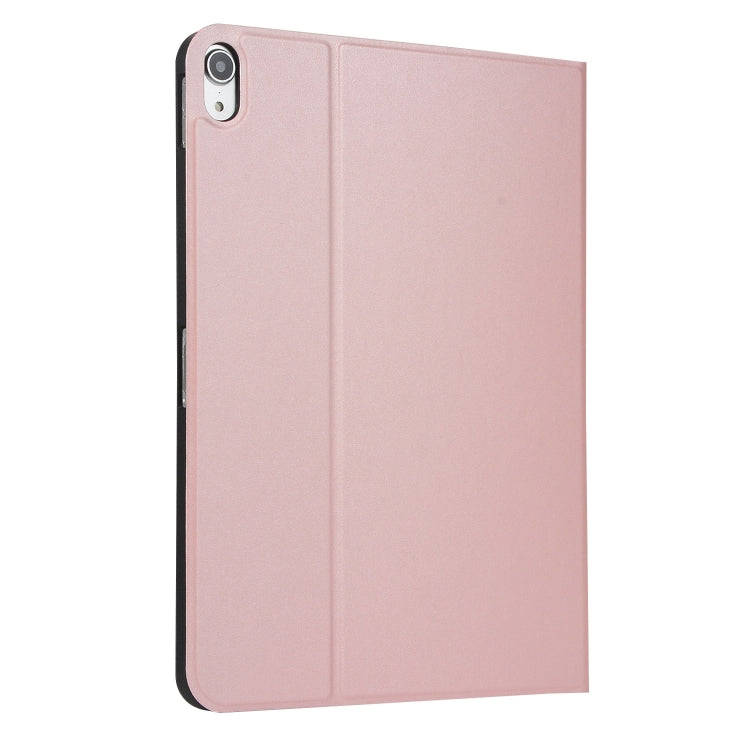 For Huawei MatePad SE 11 Voltage Elastic Leather TPU Protective Case with Holder(Rose Gold)