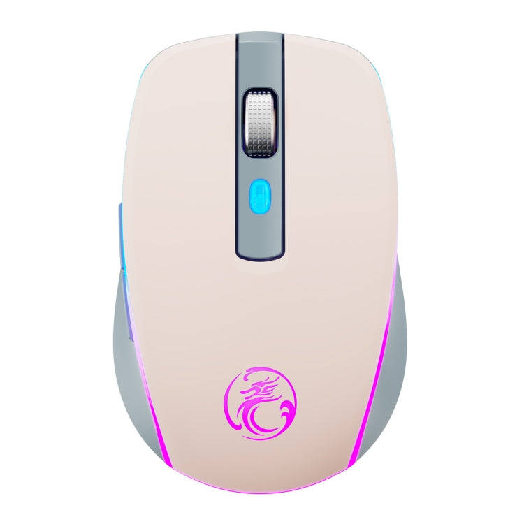 iMICE G903 Bluetooth Dual Mode 6-key Silent Wireless Gaming Mouse(Pink)