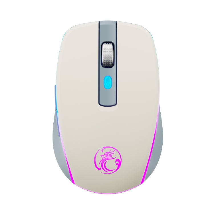 iMICE G903 Bluetooth Dual Mode 6-key Silent Wireless Gaming Mouse(Beige)