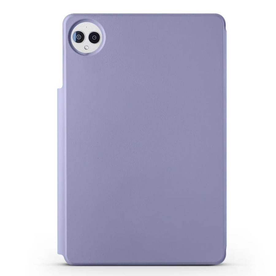 For Huawei MatePad Pro 12.2 2024 Fixed Buckle Magnetic Deformation Leather Tablet Case(Lavender P...