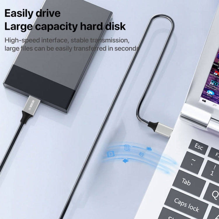 USB-C / Type-C 3.0 to Micro B Mobile Hard Disk Adapter Cable, Length:1m