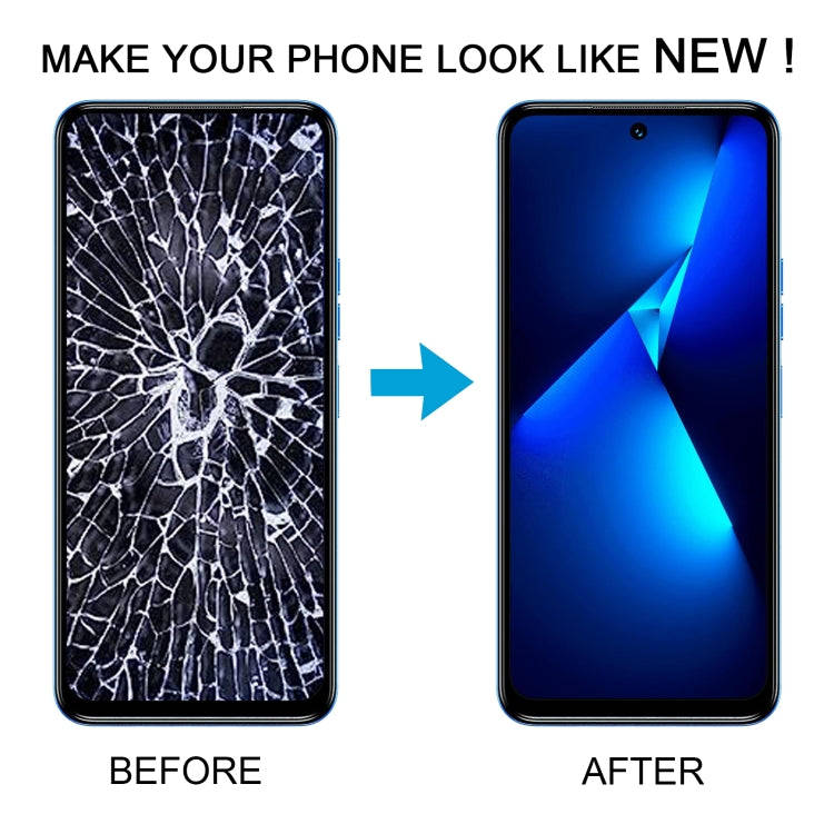 For Tecno Pova Neo 3 LH6n LCD Screen Digitizer Full Assembly With Frame