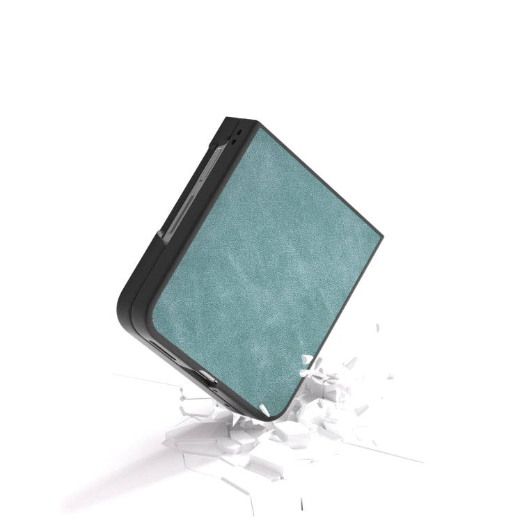 For Huawei nova Flip PU Leather Black Edge Phone Case(Light Blue)