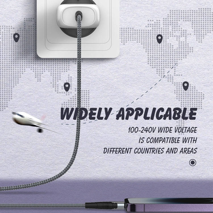 LDNIO A1206C PD27W USB-C / Type-C Fast Charger with 1m Type-C Cable, Plug Type:EU Plug(White)