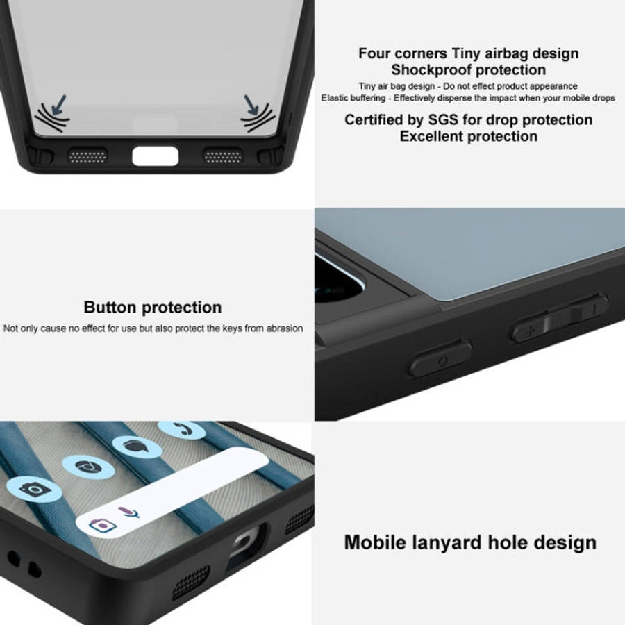For ZTE nubia Red Magic 10 Pro imak UX-9B Series Four Corners Tiny Airbag Shockproof Phone Case(B...
