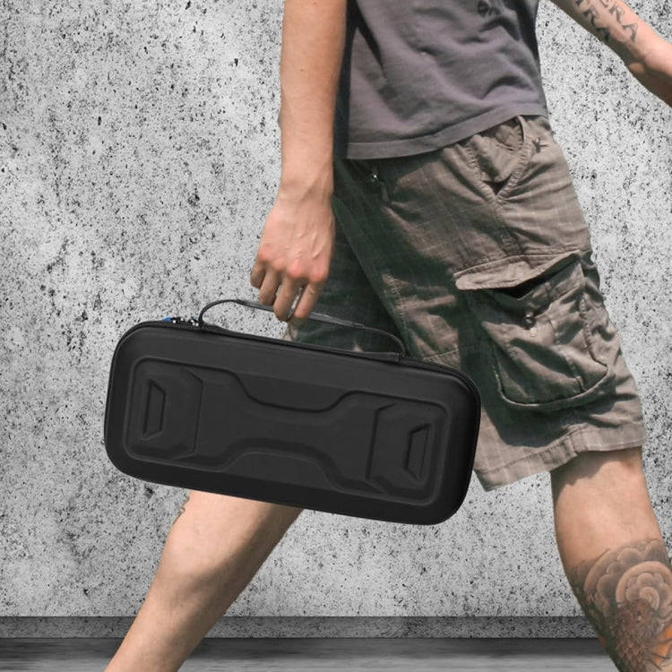 For Sony PlayStation Portal Portable Game Console Storage Bag Kits(Black)