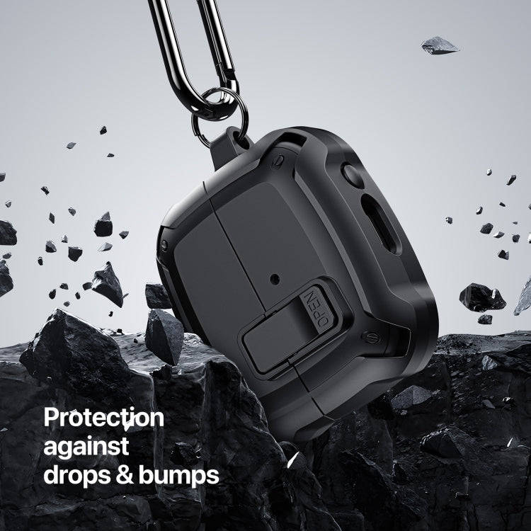 For Samsung Galaxy Buds3 / 3 Pro DUX DUCIS SECH Series Earbuds Box Protective Case(Black)