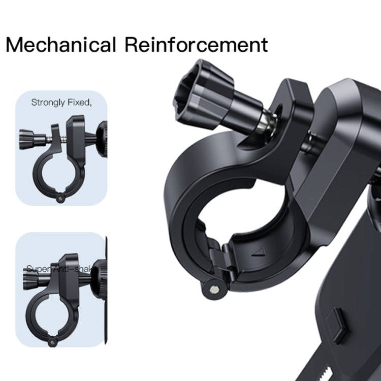Yesido C127 Dual Side Adjustable Bicycle Handle Phone Holder(Black)