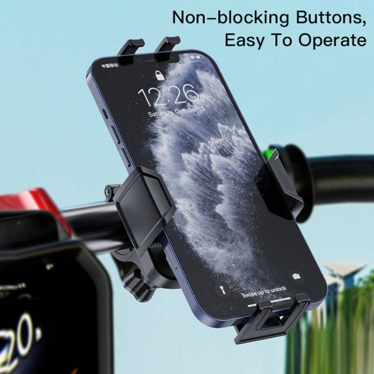 Yesido C127 Dual Side Adjustable Bicycle Handle Phone Holder(Black)