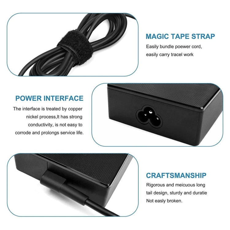 100W 20V 5A USB Type-C Plug Laptop Notebook Power Adapter For ASUS, Plug:US Plug