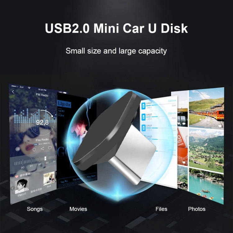 Car USB-C / Type-C Interface Mini Metal U Disk, Capacity:32GB