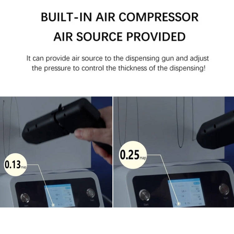TBK 201P Frame / Screen / Back Cover Pressure Holding Machine with Built-in Vacuum Pump, Plug:AU ...
