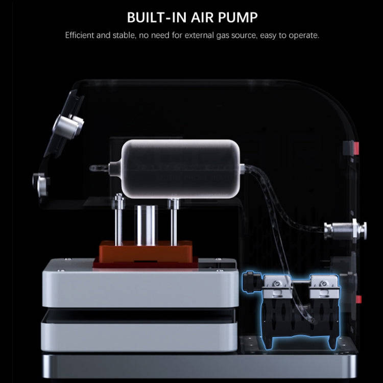 TBK 201P Frame / Screen / Back Cover Pressure Holding Machine with Built-in Vacuum Pump, Plug:AU ...