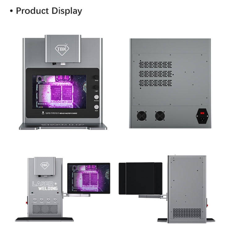 TBK 2205 Smart Infrared Laser Thermostatic Welding Machine with HD Camera, Plug:US Plug(External ...