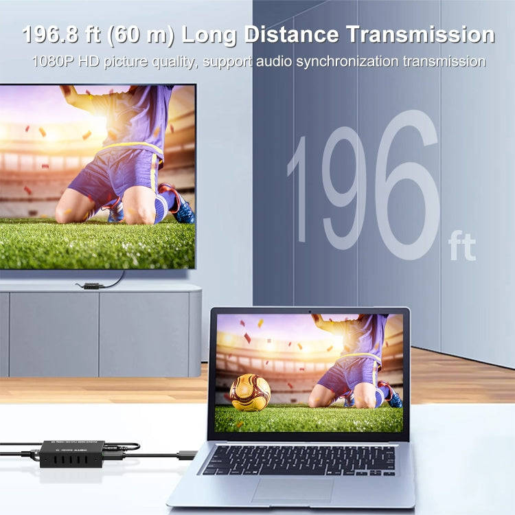 60m HDTV RJ45 Network Cable Extender, Plug:UK Plug