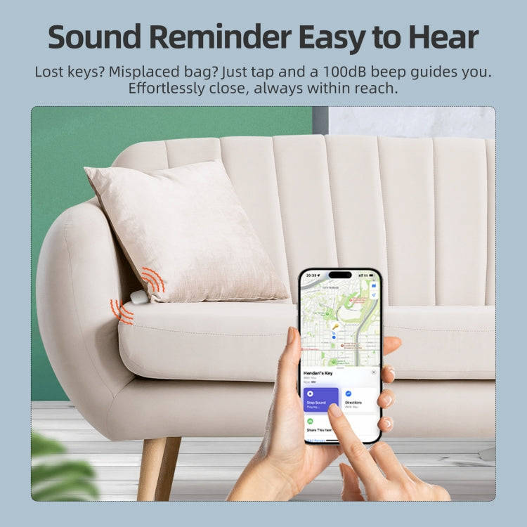 F2 Global Location Tracker Anti-lost Device(White)