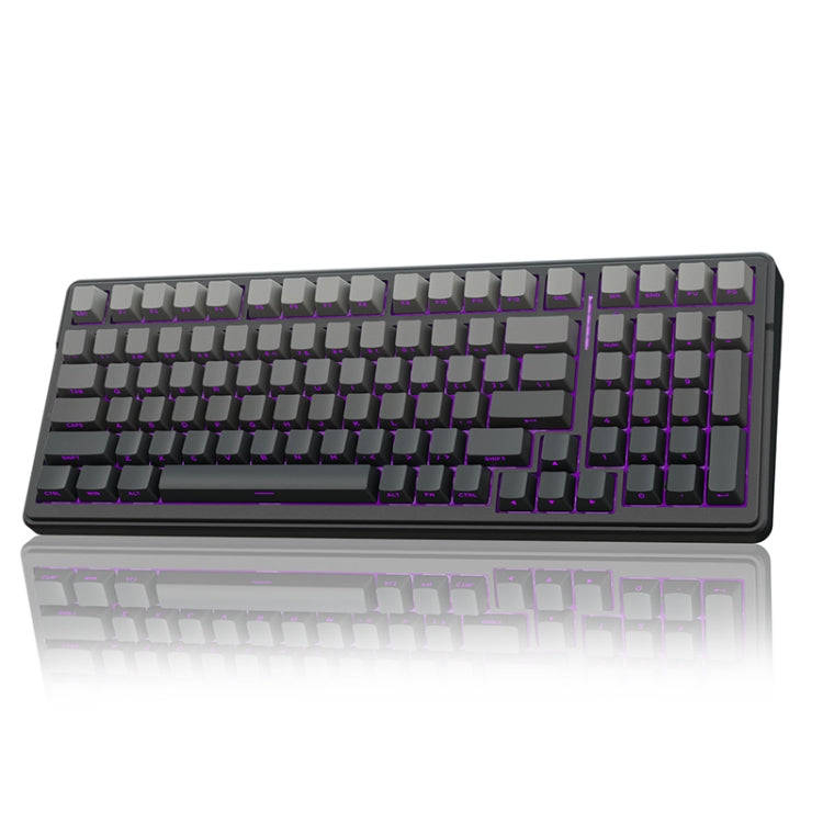 AULA F99 Pro 99 Keys Wired/2.4G/Bluetooth Three Model Customized RGB Mechanical Keyboard(Gradient...