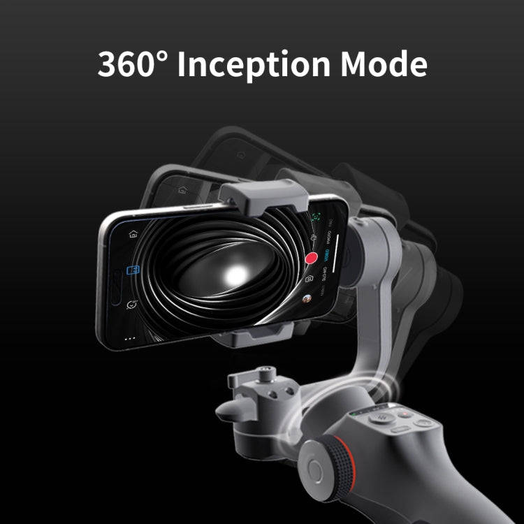 FUNSNAP Capture 5 Professional 3-Axis Handheld Gimbal Phone Live Stabilizer, Combo Version(Grey)