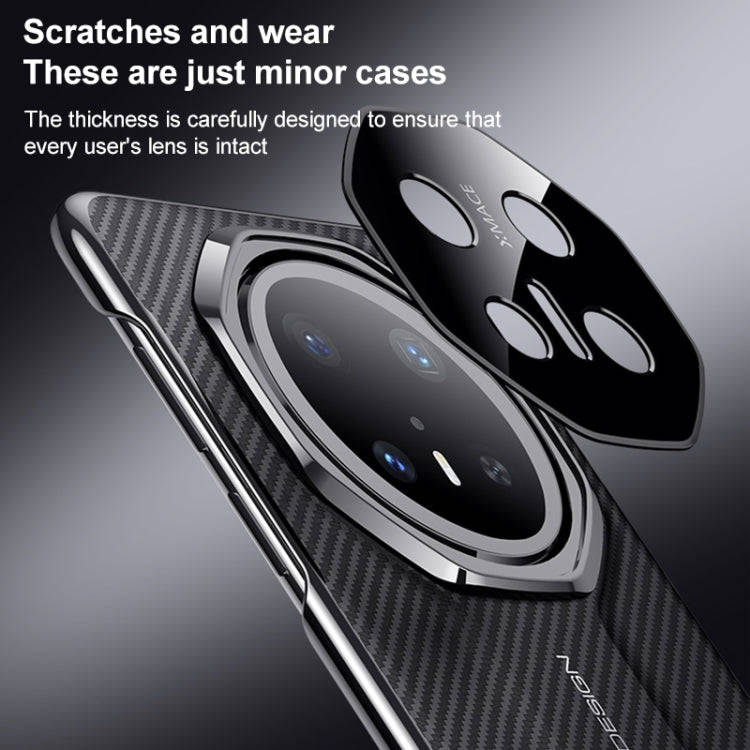 For Huawei Pura 70 Pro / 70 Pro+ Premium Carbon Fiber Imitation Ultimate Design Phone Case(Black)