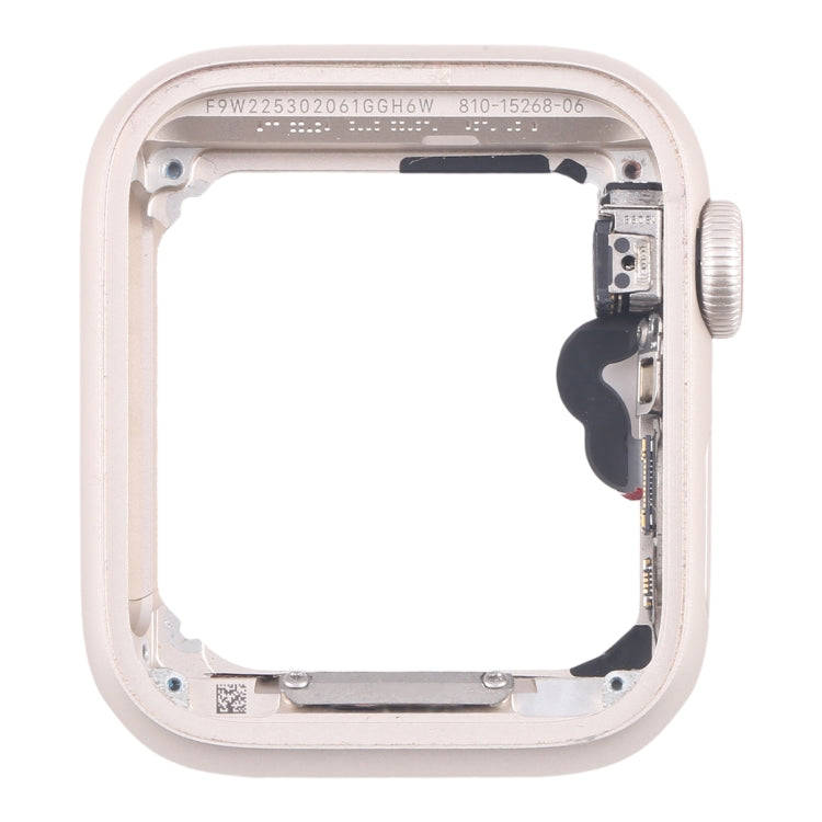For Apple Watch SE 2022 44MM LTE Aluminium Alloy Middle Frame Bezel Plate with Crown Spin Axis Fl...