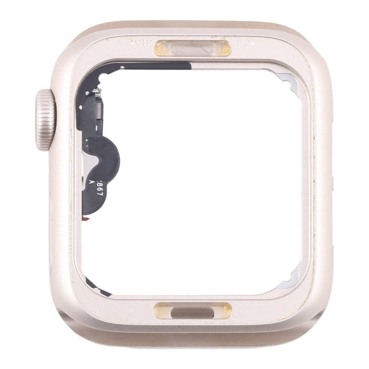 For Apple Watch SE 2022 44MM LTE Aluminium Alloy Middle Frame Bezel Plate with Crown Spin Axis Fl...