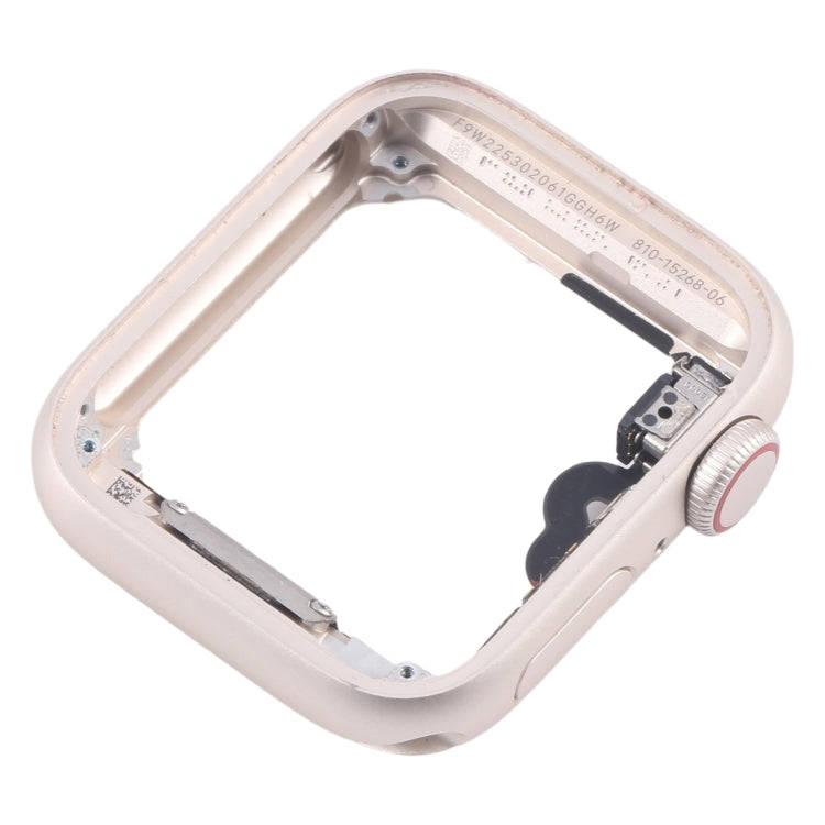 For Apple Watch SE 2022 44MM LTE Aluminium Alloy Middle Frame Bezel Plate with Crown Spin Axis Fl...