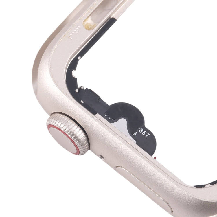 For Apple Watch SE 2022 44MM LTE Aluminium Alloy Middle Frame Bezel Plate with Crown Spin Axis Fl...