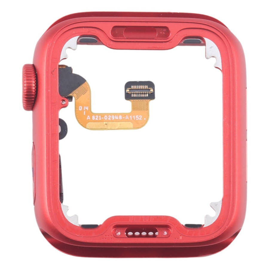 For Apple Watch Series 6 44MM GPS Aluminium Alloy Middle Frame Bezel Plate with Crown Spin Axis F...