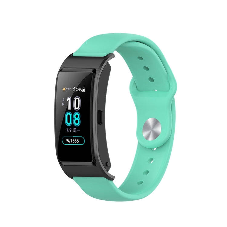 For Garmin Vivomove 3s / 4s 18mm Reverse Buckle Silicone Watch Band, Size: Large Size(Tahoe Blue)