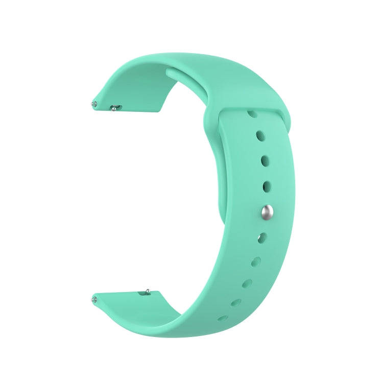 For Garmin Vivomove 3s / 4s 18mm Reverse Buckle Silicone Watch Band, Size: Large Size(Tahoe Blue)