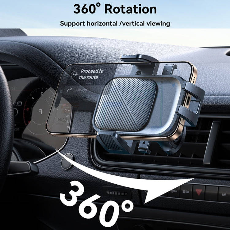 JOYROOM JR-OK6 Car Air Outlet Mechanical Phone Holder(Black)