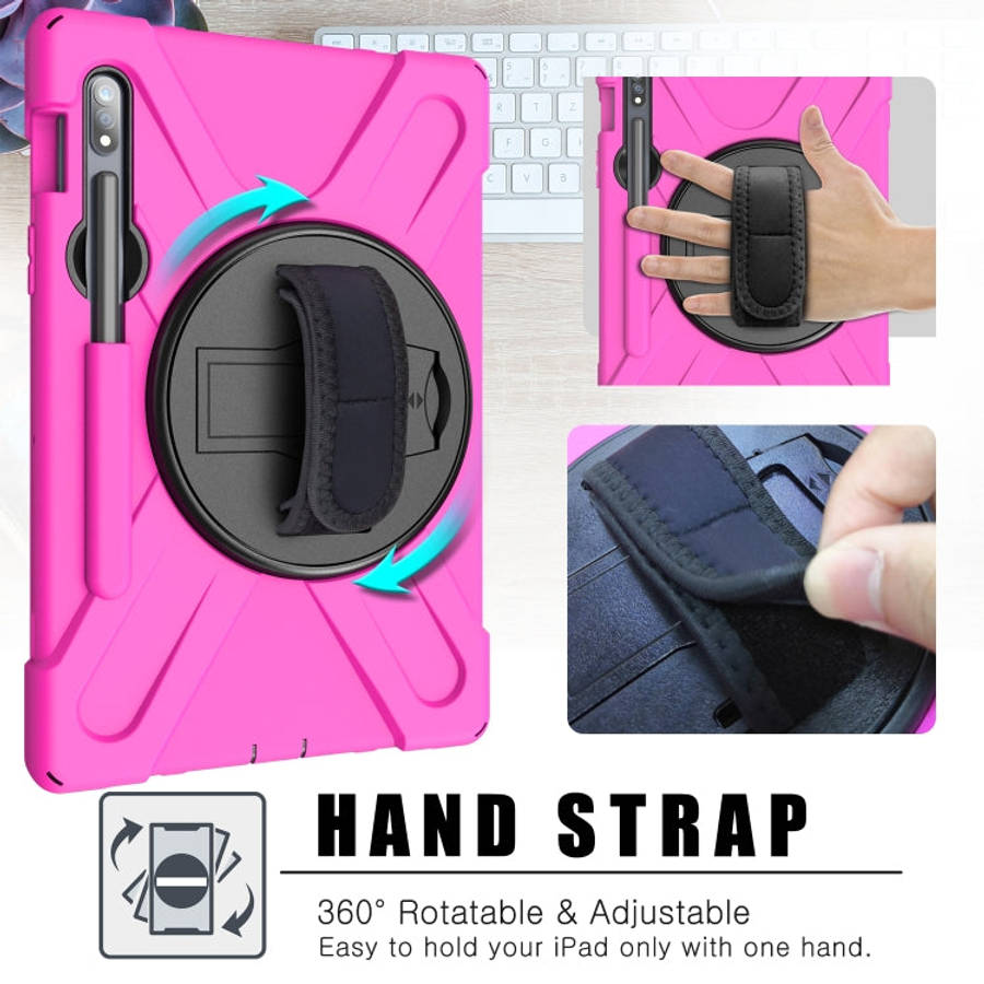 For Samsung Galaxy Tab S9 / Galaxy Tab S8 / Galaxy Tab S7 (2020) T870 Shockproof Colorful Silicon...